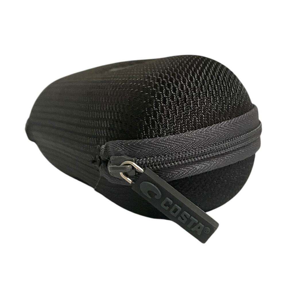Costa Clamshell Zip Closure Sunglasses Hard Case Black With Black “C” Logo - Picture 2 of 7